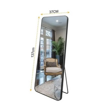 Charger l'image dans la galerie, KotiCidsin 137 x 37 cm Miroir sur Pied, Noir