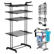 Charger l'image dans la galerie, Wevalley Séchoir à Linge étendoir Pliable-4e étage