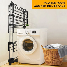 Charger l'image dans la galerie, Wevalley Séchoir à Linge étendoir Pliable-4e étage