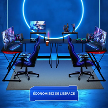 Charger l&#39;image dans la galerie, Wevalley Bureau Gaming en L,LXZZ
